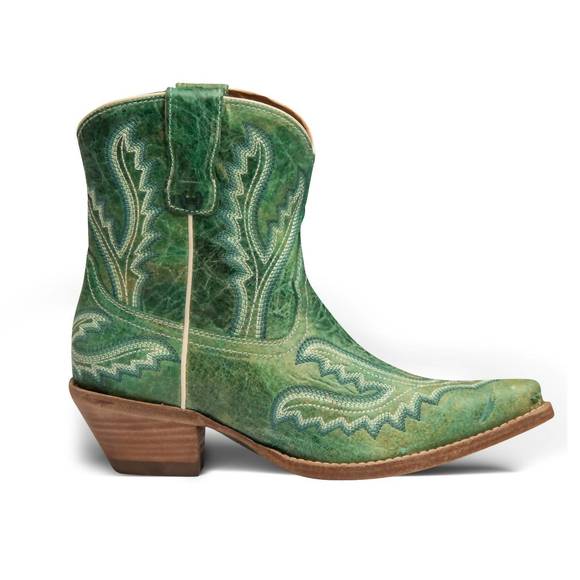 BUCK & BRANA Shoes - NEW BUCK & BRANA women's eleanor leather cowgirl boots in turquoise